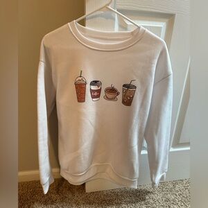 SHEIN Coffee Sweatshirt